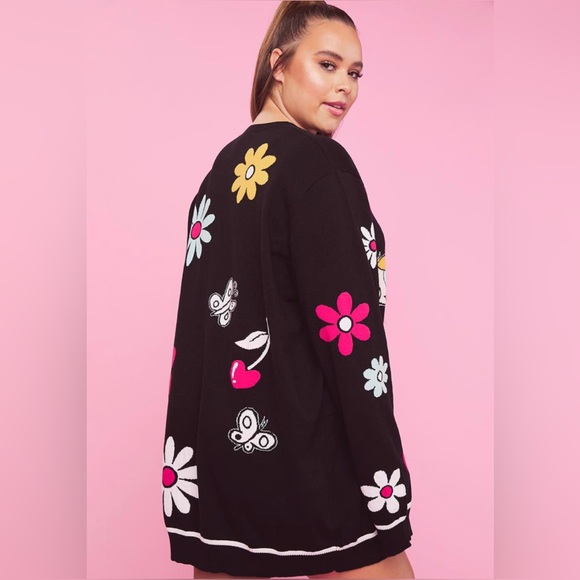 DOLLS KILL X THE POWERPUFF GIRLS Women’s Life Oversized Sweater Plus Size 2X✨ - Picture 4 of 9